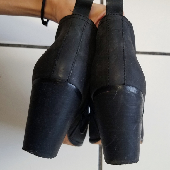 Cole Haan Grand OS Matte Leather Ankle High Heeled Boots - Picture 7 of 10